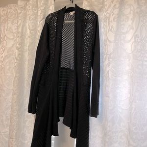 Coldwater creek cardigan black knit